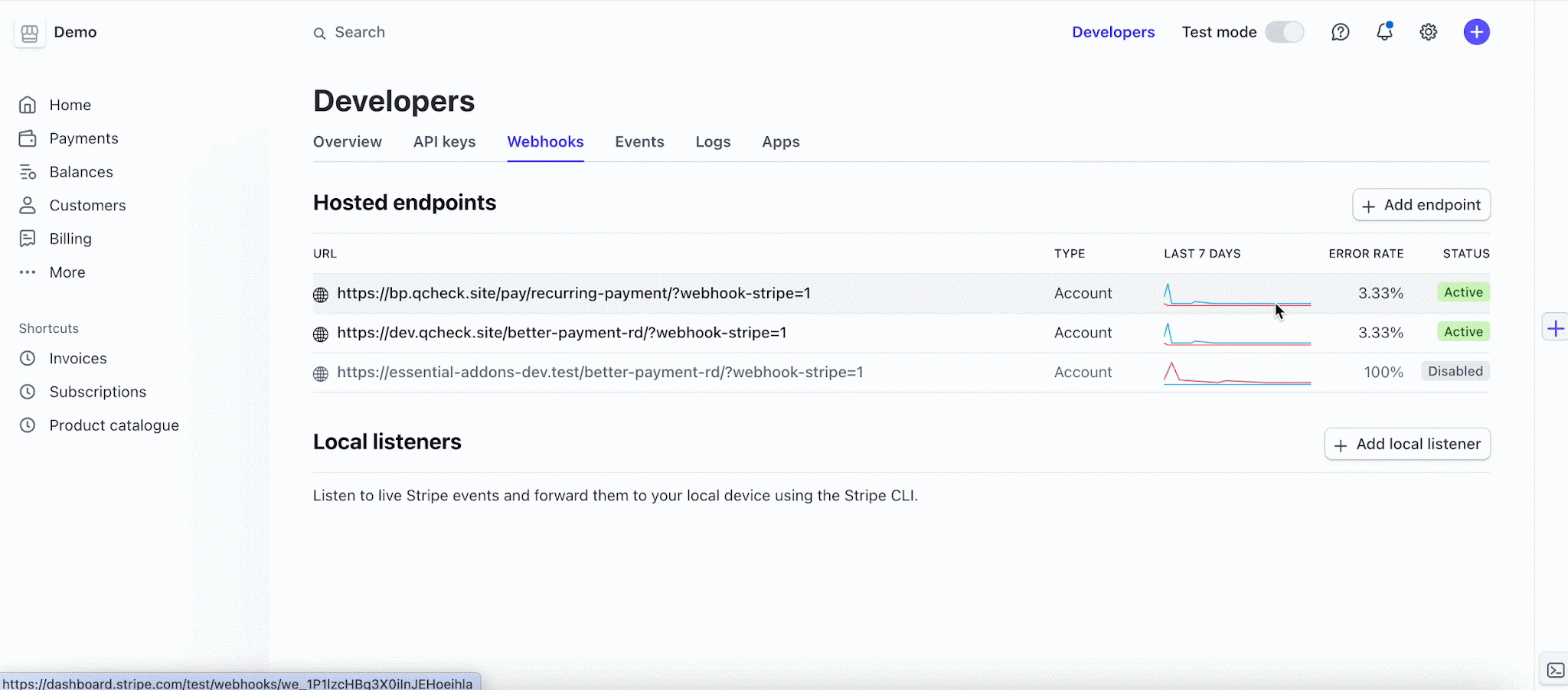 Add Webhook Endpoint For Recurring Payments