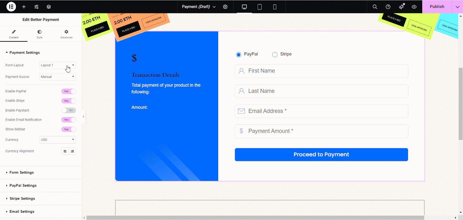 Configure Split Payment