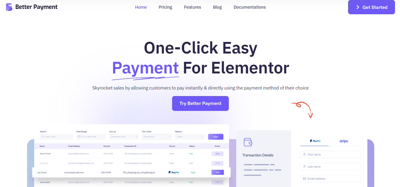 better payment - the elementor payent solution