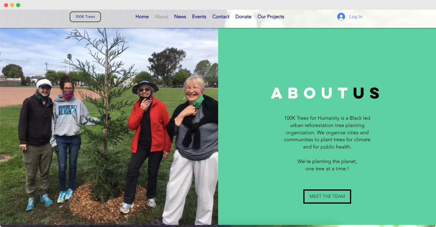 trees for humanity campaign