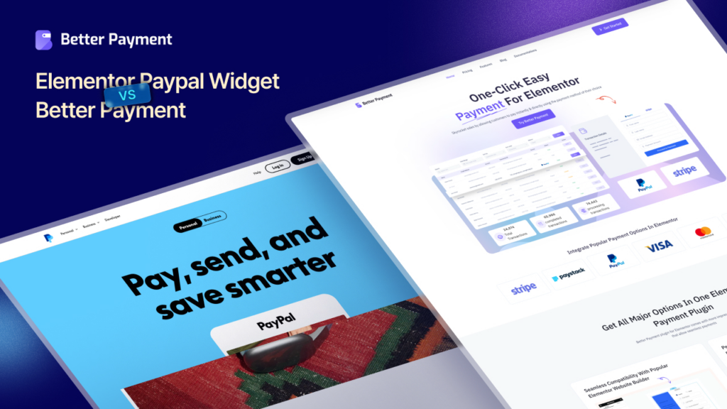 Elementor PayPal Widget vs Better Payment