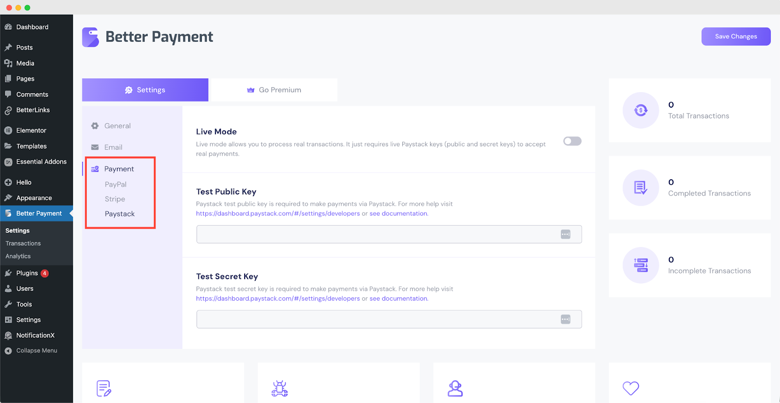 WordPress Payment Button
