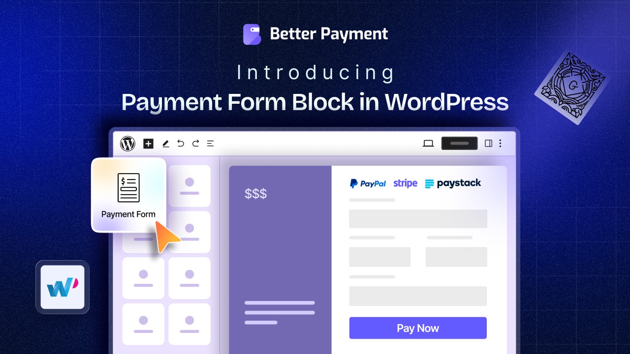 Gutenberg Payment Form Block
