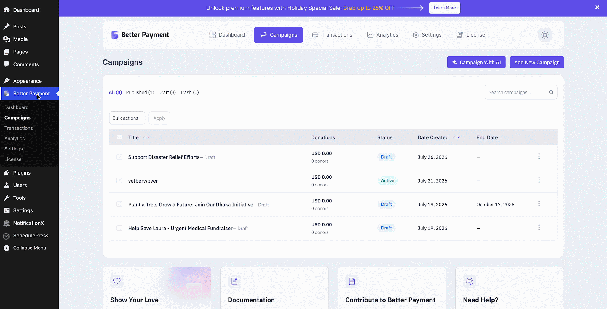 Create Campaign with AI